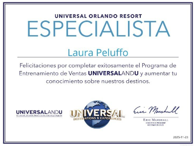 Certificado UniversalAndU